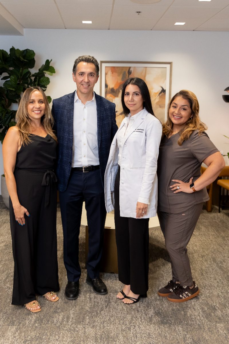 Dr. Shaye with the Wellness Oncology & Hematology care team