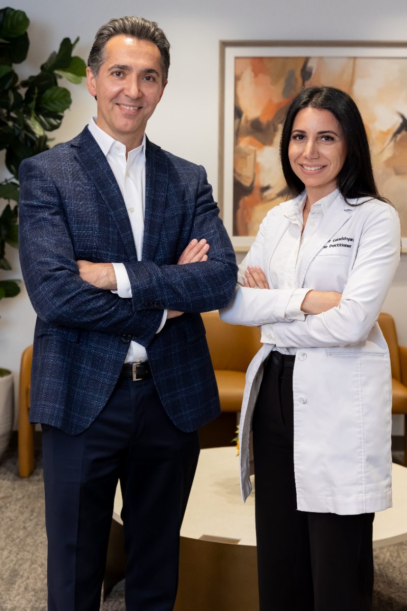Dr. Shaye with nurse practitioner Galadzhyan